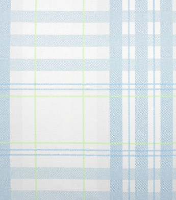 PÁG. 00 - Papel de Parede Xadrez Azul e Verde - Coleção Sonhos Bobinex - Vinílico Importado