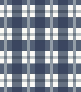 PÁG. 68 - Papel de Parede Xadrez Azul Marinho - Coleção Revoada Bobinex - Vinílico Importado