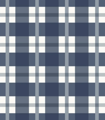 PÁG. 68 - Papel de Parede Xadrez Azul Marinho - Coleção Revoada Bobinex - Vinílico Importado