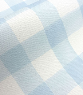 PÁG. 04 - Papel de Parede Xadrez Azul - Coleção Mundo - Vinílico Importado