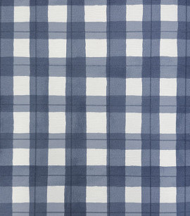 PÁG. 37 - Papel de Parede Xadrez Azul - Coleção Revoada Bobinex - Vinílico Importado