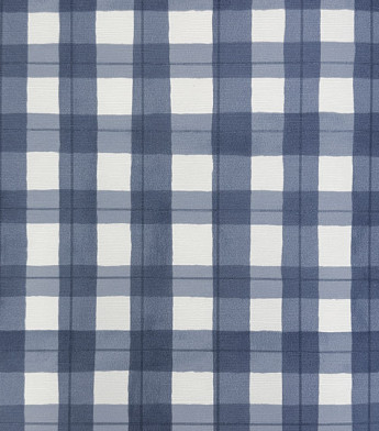 PÁG. 37 - Papel de Parede Xadrez Azul - Coleção Revoada Bobinex - Vinílico Importado