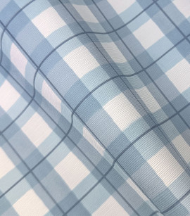 PÁG. 58 - Papel de Parede Xadrez Azul - Coleção Revoada Bobinex - Vinílico Importado