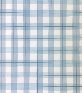 PÁG. 58 - Papel de Parede Xadrez Azul - Coleção Revoada Bobinex - Vinílico Importado