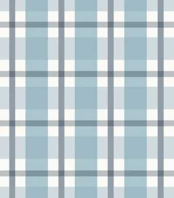 PÁG. 66 - Papel de Parede Xadrez Azul - Coleção Revoada Bobinex - Vinílico Importado