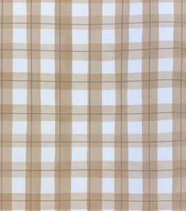 PÁG. 54 - Papel de Parede Xadrez Bege - Coleção Revoada Bobinex - Vinílico Importado