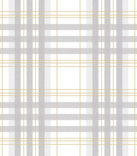 Papel de Parede Xadrez Cinza e Bege - Coleção Sonhos Bobinex - Vinílico Importado