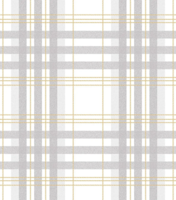 Papel de Parede Xadrez Cinza e Bege - Coleção Sonhos Bobinex - Vinílico Importado
