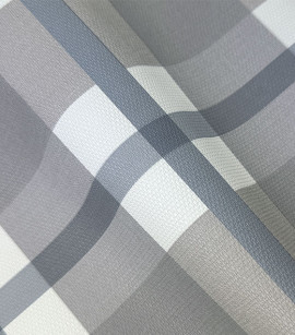 PÁG. 71 - Papel de Parede Xadrez Tons de Cinza - Coleção Revoada Bobinex - Vinílico Importado