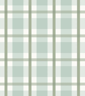 PÁG. 64 - Papel de Parede Xadrez Verde Menta - Coleção Revoada Bobinex - Vinílico Importado