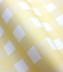 PÁG. 24 - Papel de Parede Xadrez Vichy Amarelo - Coleção Bambine - Vinílico Importado