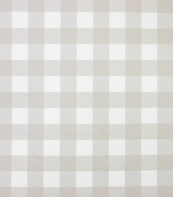 PÁG. 08 - Papel de Parede Xadrez Vichy Bege - Coleção Bambine - Vinílico Importado