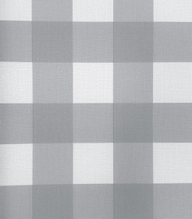 PÁG. 22 - Papel de Parede Xadrez Vichy Cinza - Coleção Revoada Bobinex - Vinílico Importado