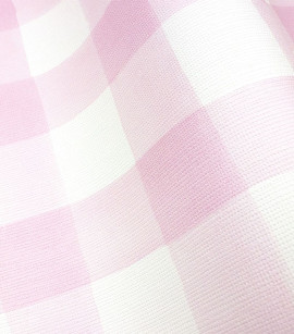 PÁG. 54 - Papel de Parede Xadrez Vichy Rosa - Coleção Mundo - Vinílico Importado