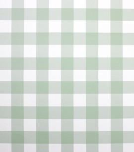 PÁG. 22 - Papel de Parede Xadrez Vichy Verde Claro - Coleção Bambine - Vinílico Importado